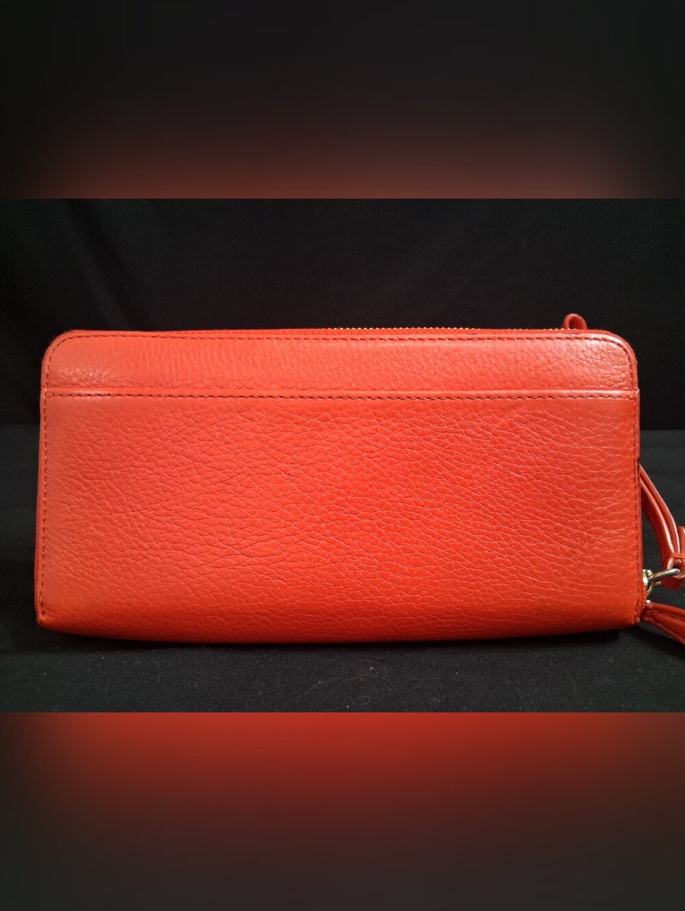 Coach Scout Hobo Purse Orange Pebble Leather W/ Pebble Leather Orange Wristlet - Picture 13 of 16